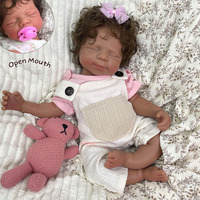 Poupée Reborn de 20 pouces, collection ultra réaliste, entièrement en silicone solide, avec sucette, coiffure personnalisée, vente en gros, personnalisable