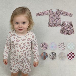 En Stock, Ropa Casual de Boutique para Niñas, Top de Manga Larga y Pantalones Cortos, Conjunto para Hermanas, Venta al Por Mayor, Nueva Moda, Precio de Fábrica - Product Image 1