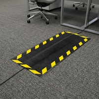 Alfombrilla Protectora de Cables, 300*1000*10mm, Alfombrilla de Seguridad para Cables