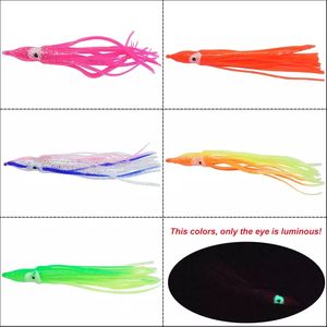 Fish king — <span class=keywords><strong>leurre</strong></span> phosphorescent en forme de calmar, appât artificiel idéal pour la pêche en nuit ou au thon, nouveau modèle, 5/9/11cm - Product Image 6