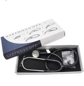 Estetoscopio médical/<span class=keywords><strong>Sthétoscope</strong></span>/Stetoskop professionnel pour stéthoscope à Double tête de médecin en cardiologie - Product Image 5