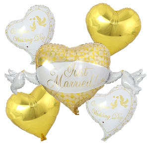 Amozant Bestseller 18 Zoll Herz-Folienballons Liebesballon-Set für Hochzeits- und Valentinstagsdekoration - Product Image 2