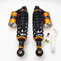 LFX 320mm 340mm Noir Or 7mm Amortisseur arrière de moto à ressort pour Honda TRX250R 450R 400ER Quad ATV
