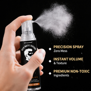 Poudre coiffante mate pour hommes, volume et tenue souple, vente en gros - Product Image 6