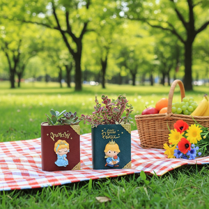 Pot à succulentes en résine de conte de fées, <span class=keywords><strong>petit</strong></span> prince et petite princesse, paysage miniature créatif, décoration de bureau, de sol, de <span class=keywords><strong>balcon</strong></span> - Product Image 6