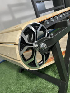 Alipet Smile Eco-Friendly Dog Running Treadmill Iron Wood Construction Herramienta de comportamiento de entrenamiento de mascotas con Slat Mill Smile - Product Image 5