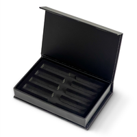 Offre Spéciale – Coffret Cadeau Magnétique Noir de Luxe pour Bouteilles Vides de Soins des Ongles en Gel, Boîte d'Emballage pour Huile à Ongles