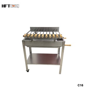 Rôtissoire de barbecue au charbon de bois de <span class=keywords><strong>Chypre</strong></span> amovible avec brochette plate - Product Image 1