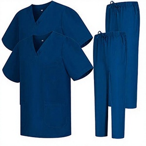 OFERTA ESPECIAL Conjunto de Uniforme Médico Unisex Elástico en 4 Direcciones, Tejido de Spandex/Algodón, para Hospitales y Salones de Belleza, Invierno/Verano, Talla XL - Product Image 3