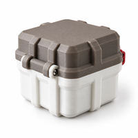 Boîte de rangement en plastique rigide personnalisée pour flacons PETG de 3 ml à deux emplacements, avec insert en mousse et boucle, fournisseur OEM en gros avec logo