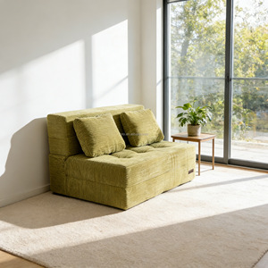 Sofá Cama Plegable 2 en 1 Moderno y de Lujo, Sofá Individual Tipo Tatami, Económico, para Sala de Estar, Venta Directa de Fábrica - Product Image 1