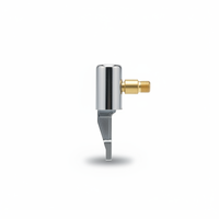 Conector de Válvula de Aire para Neumáticos con Clip, Metálico, de Alta Resistencia, con Bloqueo de Seguridad, Tamaño de Puerto 3/8, Válvula para Neumáticos de Coche OEM