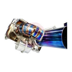 ท่อไอเสีย Vortex Ultralight Titanium สำหรับรถยนต์ Mercedes Benz C63 W205 Sedan พร้อมท่อเก็บเสียงคู่ด้านหลังและปลายท่อสีน้ำเงินคู่ - Product Image 4