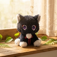 Nouvelle Peluche Chat Sauvage Éparpillé 22CM-28CM Rembourrée Coton PP Super Douce Mignonne Poupée Chat Taille Personnalisée OEM Vente en Gros