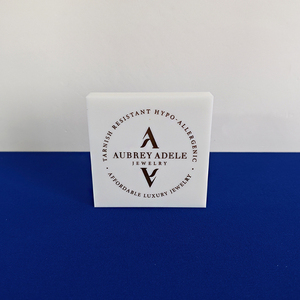 Free Standing Clear Engraved Acrylic <strong>Table</strong> <strong>Numbers</strong> Desktop Acrylic Sign Block for Office - Product Image 5