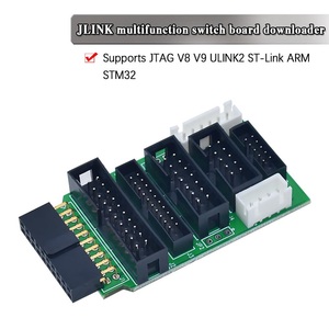 Plaque adaptateur JLINK V8 V9 JTAG vers SWD multifonction pour ULINK2 <span class=keywords><strong>STLINK</strong></span> <span class=keywords><strong>V2</strong></span>, carte de commutation multifonction, câble plat 2.54 - Product Image 1