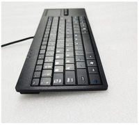 Mesin Kontrol Numerik Komputer Industri Keyboard Touchpad Mini Terintegrasi Mouse USB 3.0 Plastik Baru Desktop Hitam USB/PS2