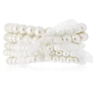 2024 Ensemble de Bijoux Perlé Stretch Strand Bracelets 5 Pcs Bracelet Perles Bracelets En Perles Pour Fille