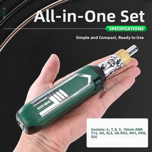 1/4 Inch Ratchet Handle Bit Screwdriver Foldable Hex <b>Key</b> <b>Star</b> Head Screwdriver <b>Set</b> for Household Repair - Product Image 5