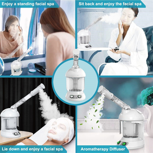 Belleza casera portátil Nano caliente iónico profesional suana con spa de <span class=keywords><strong>alta</strong></span> <span class=keywords><strong>frecuencia</strong></span> <span class=keywords><strong>ozono</strong></span> cara nariz vaporizador facial - Product Image 4