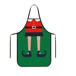 Tablier OEM 50*70cm <span class=keywords><strong>à</strong></span> design personnalisé sur le thème de Noël, tablier <span class=keywords><strong>pas</strong></span> <span class=keywords><strong>cher</strong></span>, imperméable, 100% polyester, léger, pour la cuisine et l'extérieur - Product Image 3