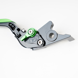 Kit de remplacement de leviers de frein et d'embrayage réglables pour Kawasaki <span class=keywords><strong>Ninja</strong></span> <span class=keywords><strong>400</strong></span> (noir-vert) - Pièces de modification - Product Image 4