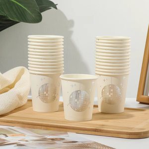 <b>Paper</b> Cup Planet Hot Stamping Series Party Water Cups for Home and Commercial Use, Wholesale Disposable Cups for Chinese New - Product Image 4