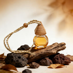 Botella Cuadrada de 8 ml para Colgar en el Automóvil, Ambientador, Perfume, Colgante, Botella Difusora de Vidrio Vacía para Automóvil - Product Image 6