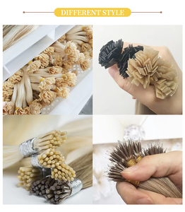 Nouveauté 2026 Cheveux chinois Remy pré-collés à micro-anneaux, pointe plate I U <span class=keywords><strong>V</strong></span>, extensions de cheveux vierges doublement tirés - Product Image 5