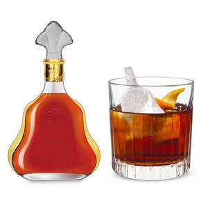 Nhà máy 3 khoang <span class=keywords><strong>Ice</strong></span> Cube Khuôn Silicone Whisky chai hình dạng khuôn mẫu để làm đá cho whisky - Product Image 5