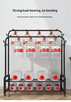 Porte-vêtements pliable télescopique détachable à montage rapide sans outils pour appartement, chambre, petit espace, rangement domestique