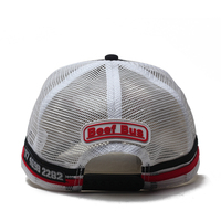 Chapeau en maille personnalisé de haute qualité imprimé sous les bords 5 panneaux avec logo brodé Pays australien Chapeau en maille de camionneur de haut profil