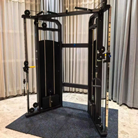 Rack d'entraînement multifonctionnel commercial pour salle de sport, direct usine, avec système de poulies doubles réglables et croisement de câbles