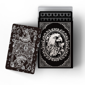 Cartes <span class=keywords><strong>à</strong></span> <span class=keywords><strong>jouer</strong></span> personnalisées, cartes de poker de taille standard avec logo, jeu de cartes imprimées sur papier professionnel, prix d'usine OEM - Product Image 3