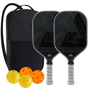T700 Carbon Fiber Pickleball Paddles 2 Rackets 4 Balls <b>Nylon</b> Carry Bag Anti <b>Slip</b> Training Outdoor Sports Equipment - Product Image 5