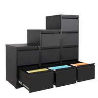 Meubles de bureau Protection anti-basculement Rangement en acier Armoire de rangement en métal à 4 tiroirs