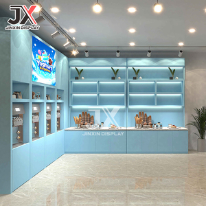 Mostrador Moderno con Luces LED para Dulces, Estante para Confitería, Vitrina para Piruletas, Gabinetes de Exhibición, Diseño Personalizado para Tiendas Infantiles y de Dulces - Product Image 2