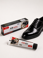 Black Bull Aromatische Creme Sofort-Glanz Schuhpolitur Kompakte Lederreparaturpaste für Formelle Schuhe Langanhaltende Glanzpflege Einfach Anzuwenden