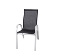 Chaises en métal Hot-Selling Steel K.D. Chaise de jardin,
