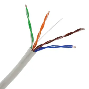 电缆5e类350 MHz UTP CAE5E类6类24 AWG 8 C固体CCA 1000 ft内格罗公司散装电缆以太网5类6类