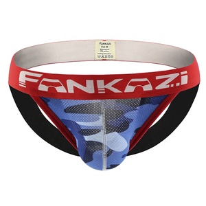 2023 Modelo Popular Tangas Imprimir Jockstrap Logotipo Personalizado Gay Sexy <span class=keywords><strong>Underwear</strong></span> - Product Image 1