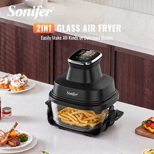 Sonifer SF-1049 Friteuse à <span class=keywords><strong>air</strong></span> multifonctionnelle antiadhésive à chauffage rapide avec arrêt automatique pour les fêtes en famille - Product Image 2