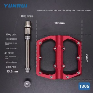 YUNRUI T306 Xe đạp leo núi Bàn đạp phía sau Hợp kim nhôm siêu nhẹ rộng - Product Image 6