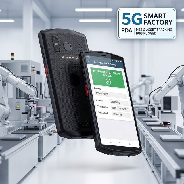 5G Industrial Asset Management Handheld Terminal Android 13 MES Factory PDA Scanner