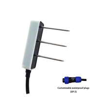 Capteur intelligent de température et d'humidité du sol RS485 SDI 12 sorties avec enregistreur de données étanche IP68 et connecteur SP13 pour l'agriculture