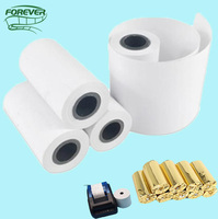 Papier thermique pour caisse enregistreuse, rouleaux de reçus, 80x80mm, 57x40mm, 80x70mm, 57x50mm, 35gsm - 72gsm, blanc, sans BPA, prix bas