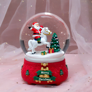 كرة الثلج الراتنج رسمت باليد هدايا عيد الميلاد مخصصة ثلج والأطفال كرة الثلج ديكور المنزل تذكارية - Product Image 4