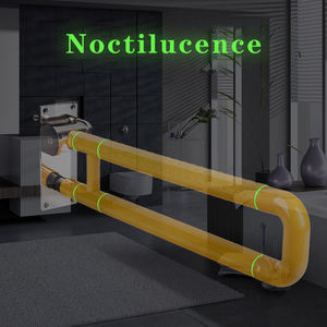 滑り止めABSプラスチック製U字型トイレ手すりフリップアップ安全折りたたみグラブバー浴室JOIEホーム病院障害者ハンディキャップ - Product Image 3