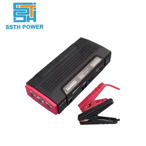 Portable 6 volts 12 volts 24 volts voiture ultra condensateur 13600mah démarreur de voiture avec compresseur d'air