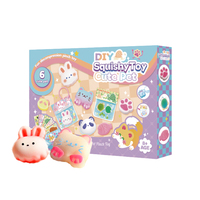 Jouet Squishy Kawaii pour animaux de compagnie, anti-stress, à presser, forme d'animal, mignon